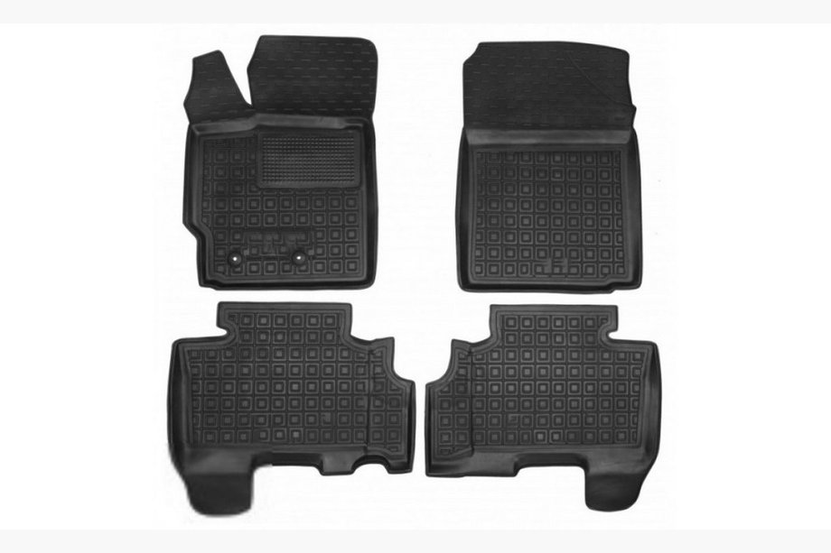 Toyota Yaris 2006–2011 Kumimatot korotetulla reunalla (Autogumm) Image