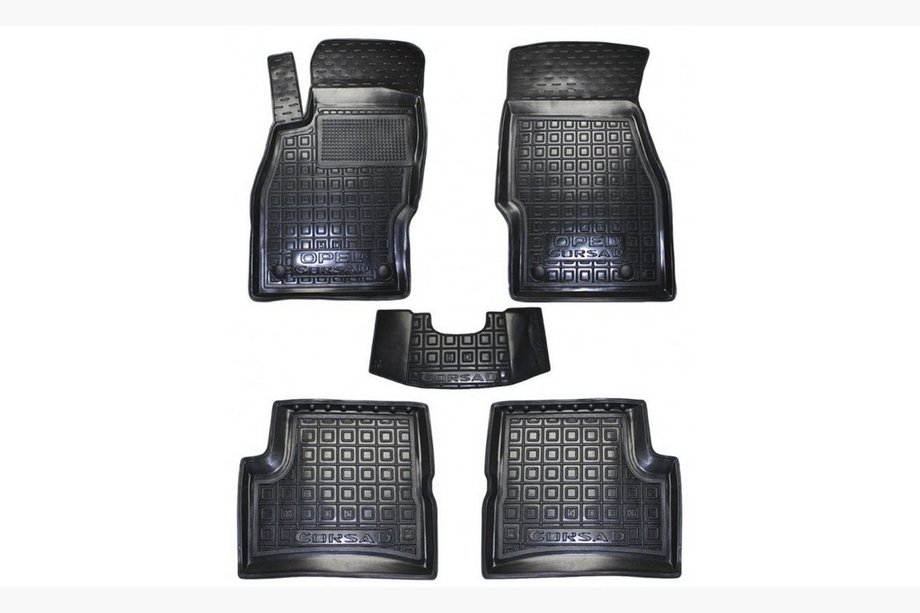 Opel Corsa D 2007–2014 Kumimatot korotetulla reunalla 5D (Autogumm) Image