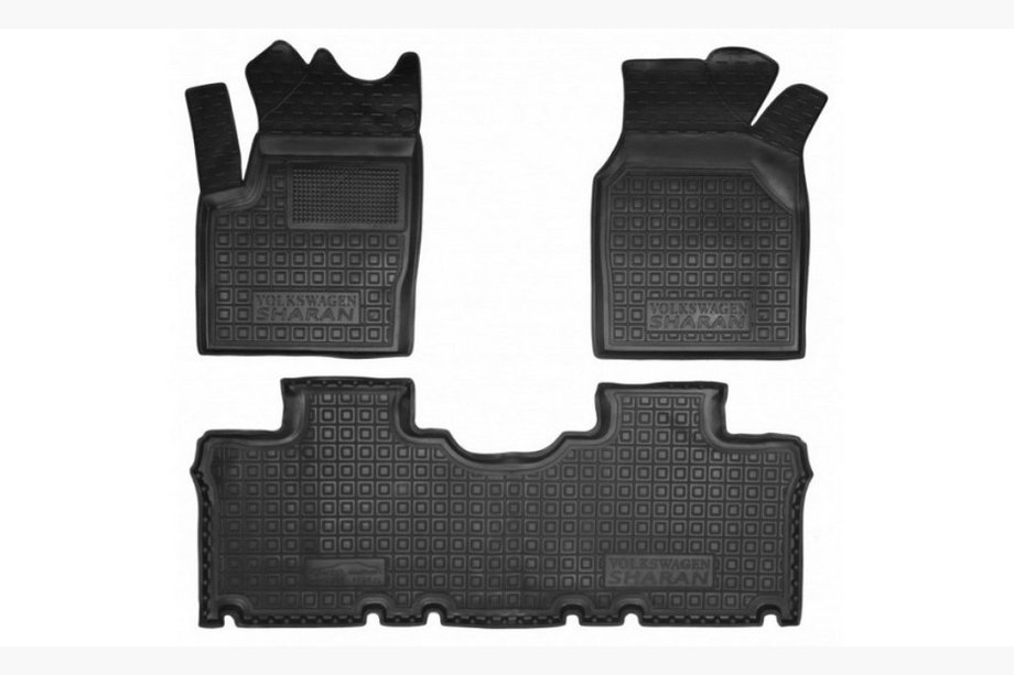 Volkswagen Sharan 1995–2010 Kumimatot reunakorokkeella 1995-2000 5 paikkaa (Autogumm) Image