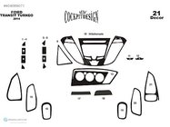 Ford Custom 2013–2022 Kojelaudan suojat Alumiini kuva 3