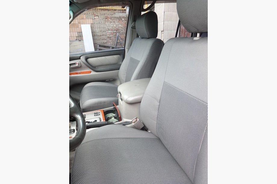 Toyota Land Cruiser 100 1998–2007 Auton istuinsuojat (kangas, Classik) Image