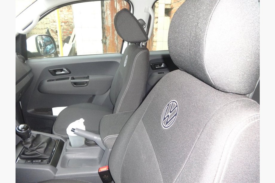 Volkswagen Amarok 2010–2022 Auton istuinsuojat (kangas, Classik) Image