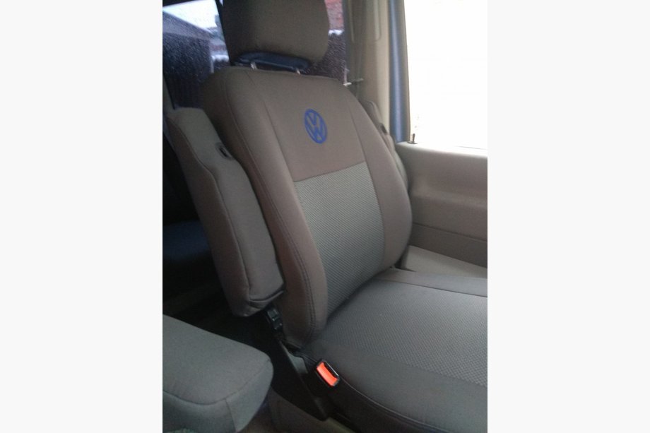 Volkswagen T4 Caravelle/Multivan 1990–2003 Auton istuinsuojat (kangas, Classik) Etupenkit 2+1 Image