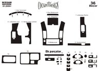 Nissan Navara 2006–2015 Sisustan tuning-sarja (36 osaa) kuva 4