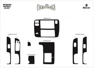 Nissan Patrol Y61 1997–2011 Kojelaudan listat (2000-2004) Puukuosi kuva 4