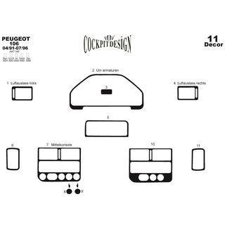 Kojelaudan paneelilistat (1991-1996) kuva 3