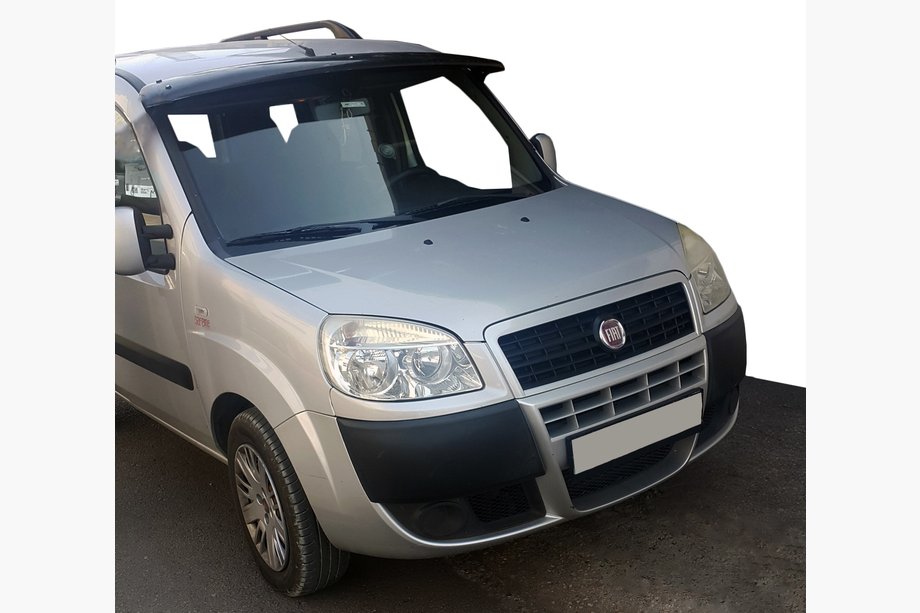 Fiat Doblo I 2005–2010 Tuulilasin visiiri (kiiltomusta, 5 mm) Image