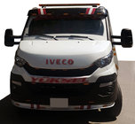 Iveco Daily 2014– Tuulilasin aurinkolippa V1 (musta kiiltävä, 5 mm) kuva 1