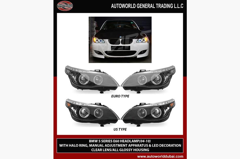 BMW 5-sarja E60/E61 2003–2010 Ajovalot (2 kpl) Image