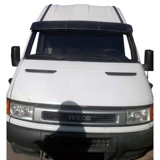 Tuulilasin aurinkolippa V1 (musta kiiltävä, 5 mm) Iveco Daily 1999–2006 kuva 1