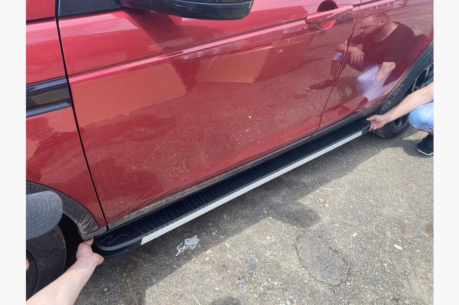 Land Rover Discovery Sport 2014– Sivuportaat Maya V1 (2 kpl, alumiini) 2014-2019 Kuva 3