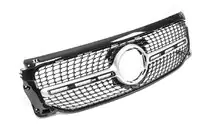 Mercedes GLB X247 2019– Etusäleikkö Diamond Silver (Base 2019-2023) kuva 7