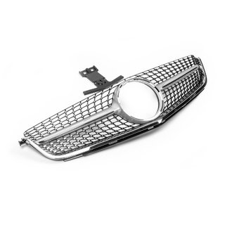 Etusäleikkö Diamond Silver (C63) Mercedes C-sarja W204 2007–2015 kuva 2