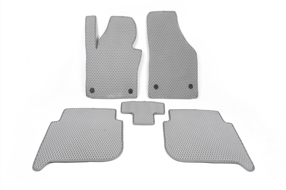 Volkswagen Touran 2010–2015 EVA-lattiamatot (harmaat) Image