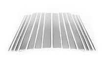 Range Rover III L322 2002–2012 Ovipilarien listat (14 kpl, ruostumaton teräs) kuva 2