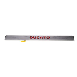 LED-rekisterikilven ylälista (ruostumaton teräs) Fiat Ducato 2006–2025 kuva 1