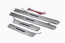 Toyota Land Cruiser Prado 150 2009–2023 Ovikynnyssuojat valaistuksella (4 kpl, ruostumaton teräs) kuva 1