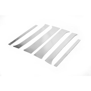 Ovipilarien listat (6 kpl, ruostumaton teräs) Nissan Pathfinder R51 2005–2014 kuva 2