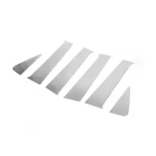 Ovipilarin listat (ruostumaton teräs) Dacia Duster 2018–2024 kuva 3