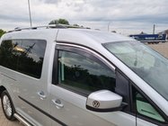 Volkswagen Caddy 2015–2020 Ikkunatuuliohjaimet kromilistalla (2 kpl, Niken) kuva 1