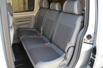 Volkswagen Caddy 2010–2015 Auton penkinpäälliset (keinonahka↗kangas, Premium) kuva 5