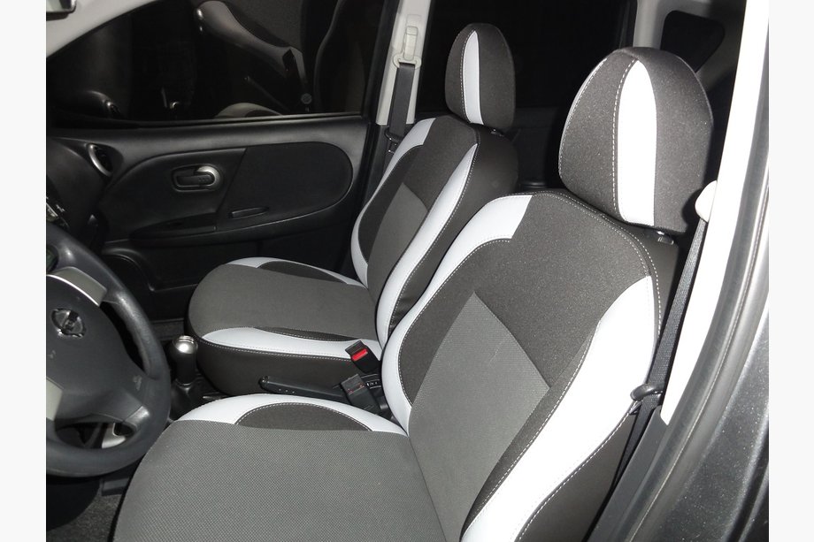 Nissan Note 2004–2012 Ekonahkaiset istuinsuojat SoyuzAuto Premium Image