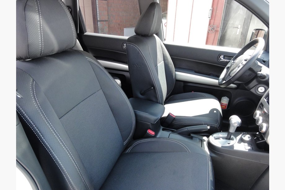 Nissan X-trail T31 2007–2014 Ekonahkaiset istuinsuojat SoyuzAuto Premium Image