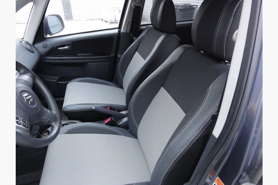 Suzuki SX4 2006–2013 Ekonahkaiset istuinsuojat SoyuzAuto Premium Image