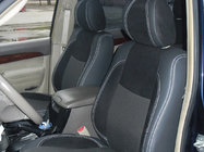 Toyota Land Cruiser Prado 120 2002–2009 Ekonahkaiset istuinsuojat SoyuzAuto Premium-series kuva 1