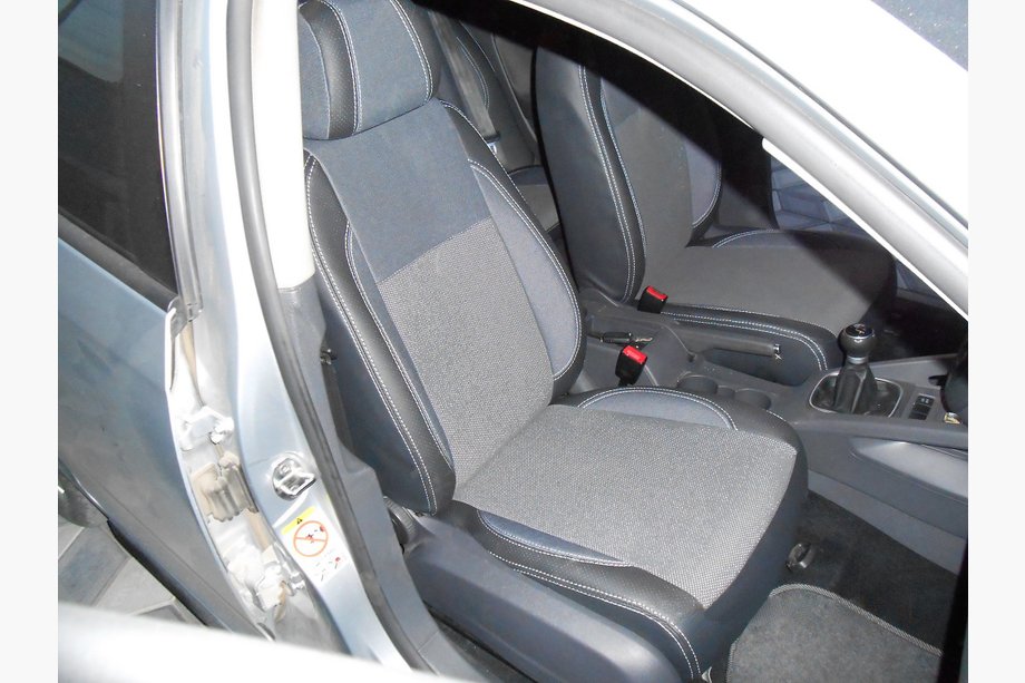 Volkswagen Jetta 2006–2011 Auton istuinpäälliset (ekonahka→kangas, Premium) Image