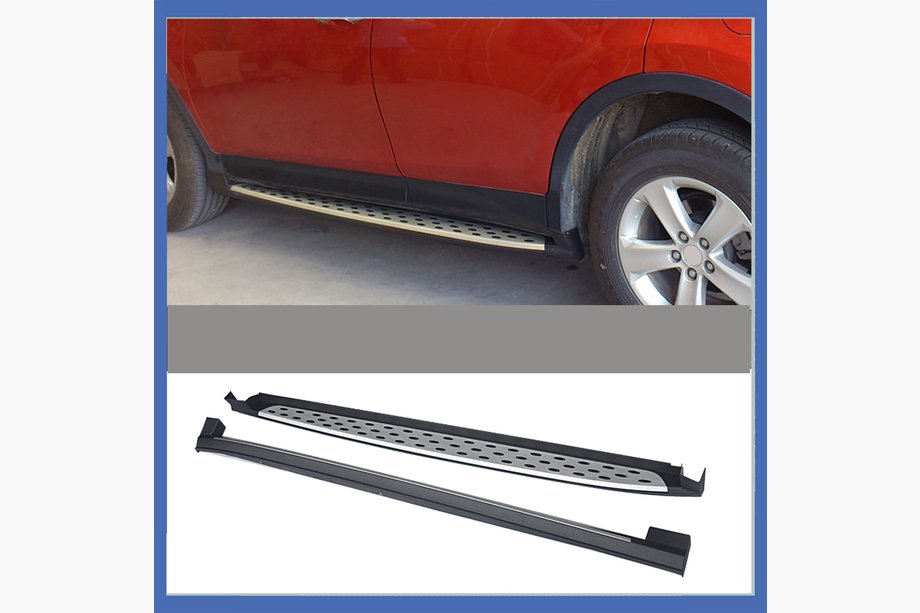 Toyota Rav 4 2013–2018 OEM V2 sivuaskelmat (2013-2016, 2 kpl, alumiini) Image