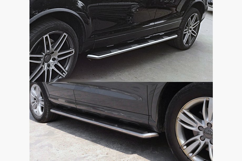 Audi Q3 2011–2019 Sivukynnykset OEM-V2 (2 kpl, alumiini) Image