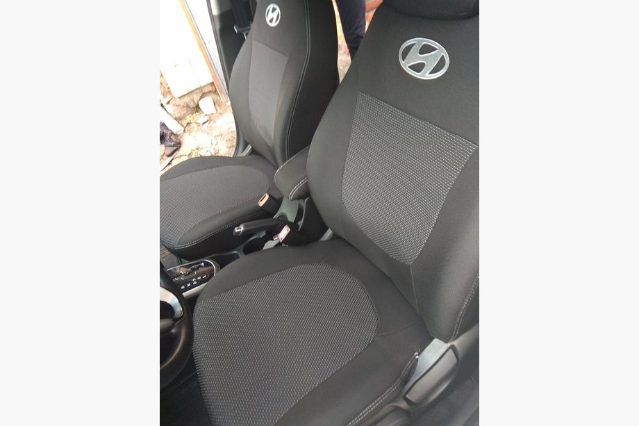 Hyundai Accent 2006–2010 Auton istuinsuojat (kangas, Classik) Image
