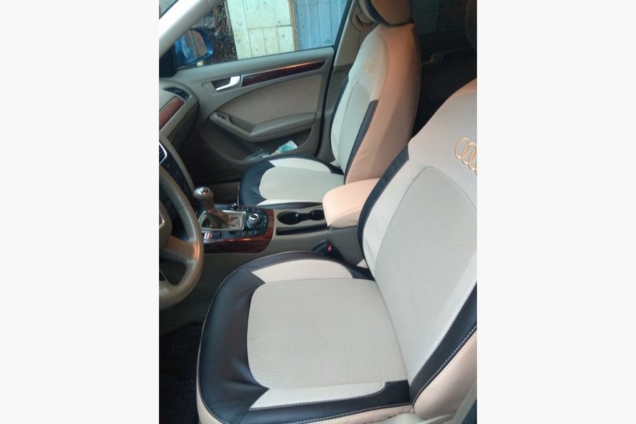 Audi A4 B8 2007–2015 Auton penkinpäälliset (keinonahka↗kangas, Premium) Image