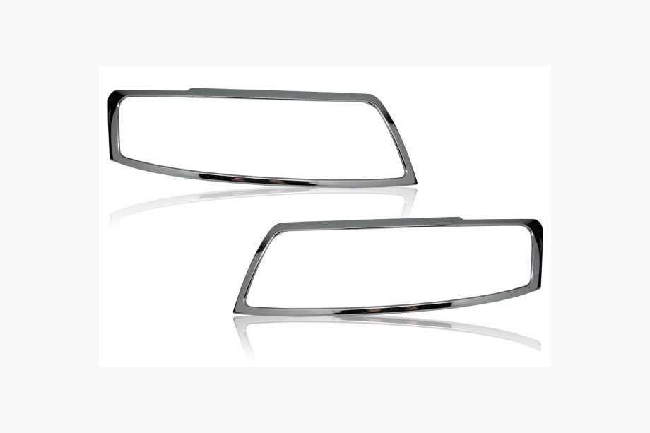 Audi A4 B6 2000–2004 Kromiset ajovalojen kehykset (2 kpl, ABS) Image