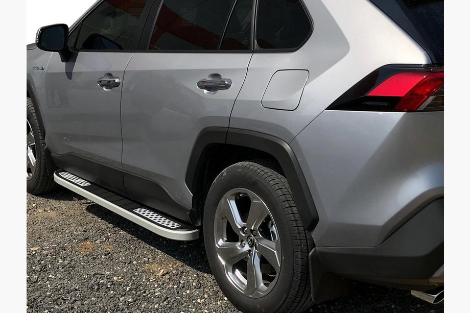 Toyota Rav 4 2019–2025 Tayga V2 sivukynnykset (2 kpl, alumiini) Image