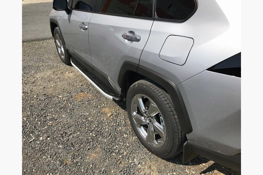 Toyota Rav 4 2019–2025 Fullmond sivuportaat (2 kpl, alumiini) Image