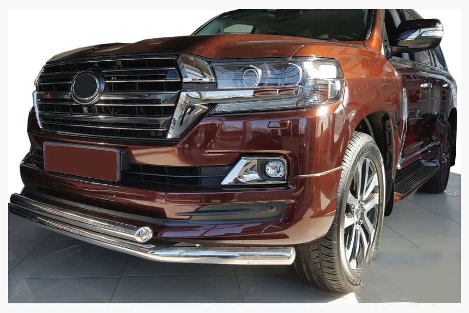 Toyota Land Cruiser 200 2007–2021 Etusuojakaari ST014 (2015+, ruostumaton teräs) Image