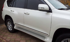 Toyota Land Cruiser Prado 150 2009–2023 Ovilistat (design 2013-2017) Musta väri kuva 1