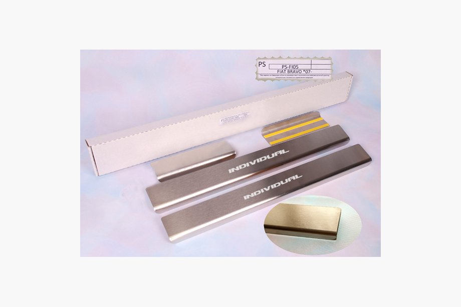 Dodge Caliber 2006–2011 Nataniko Standard kynnyslistat (4 kpl, ruostumaton teräs) Image