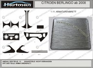 Peugeot Partner Tepee 2008–2018 Tarjous!!! Alumiinilook sisustan koristelistat kuva 1