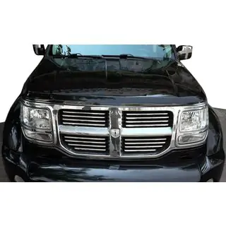 Kromilistat etusäleikköön (ruostumaton teräs) Dodge Nitro 2006–2011 kuva 1