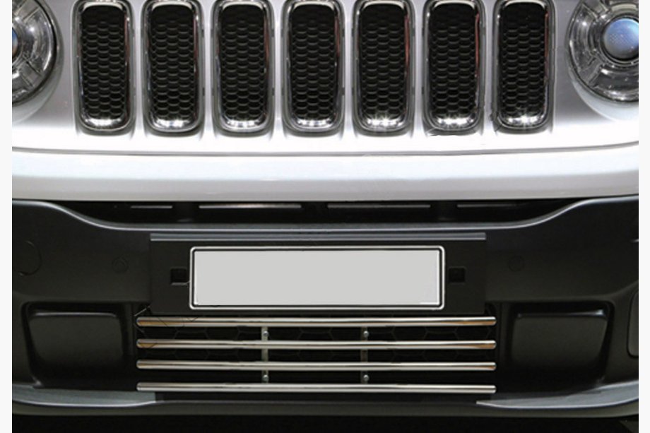 Jeep Renegade 2014– Puskuriritilä (ruostumaton teräs) Image