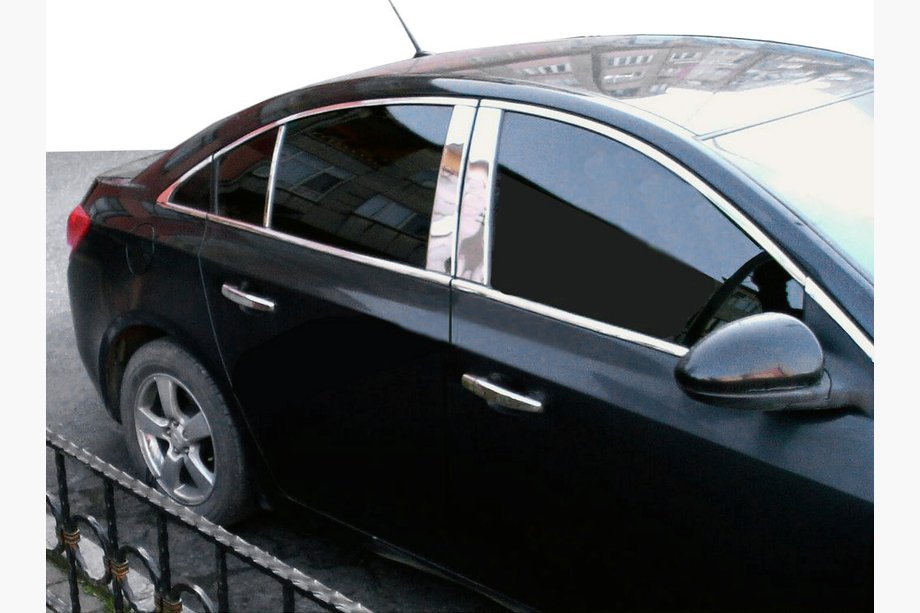 Fiat Albea 2002–2012 Ovipilarien listat (4 kpl, ruostumaton teräs) Image