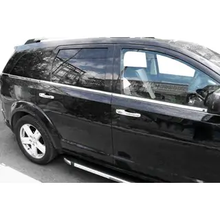 Ikkunalistat (6 kpl, ruostumaton teräs) Dodge Journey 2008–2020 kuva 1