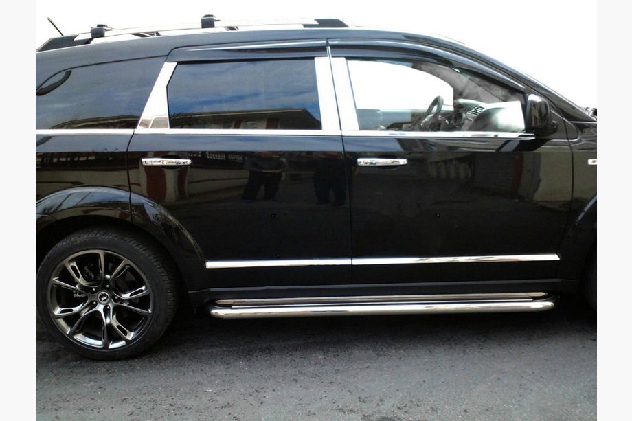 Dodge Journey 2008–2020 Oven kromilistat (4 kpl, ruostumaton teräs) Image