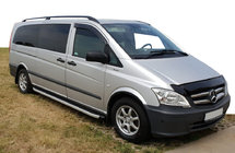 Mercedes Vito W639 2004–2014 Fullmond sivuastinlaudat (2 kpl, alumiini) Pitkä (ExtraLong) kuva 1