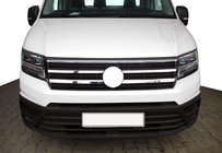 Volkswagen Crafter 2016– Jäähdyttimen säleikön listat (4 kpl, ruostumaton teräs) Carmos - turkkilainen teräs kuva 2