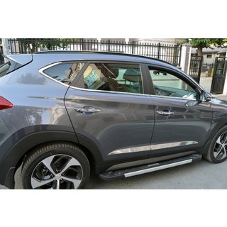 Ovilista (leveä, 4 kpl, ruostumaton teräs) Hyundai Tucson TL 2016–2021 kuva 1
