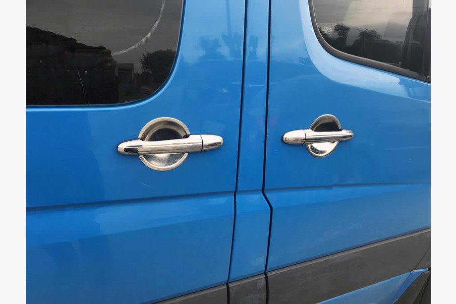 Volkswagen Crafter 2006–2016 Kromiset kahvanaluslistat (4 kpl, ruostumaton teräs) Image